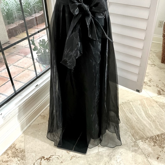 Black Formal Maxi Skirt by Chelsea Nights Size 14 NWOT Y2K - Picture 5 of 5